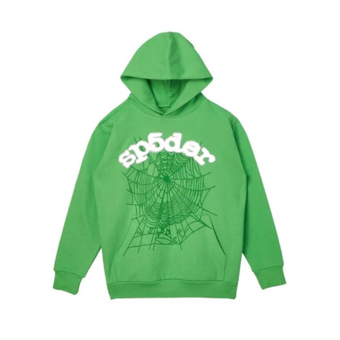 55555 Web Hoodie – Green