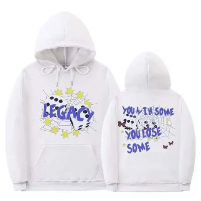 Sp5der 555555 Number Double Sided Print Hoodies