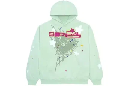 Sp5der SP5 Mint Hoodie